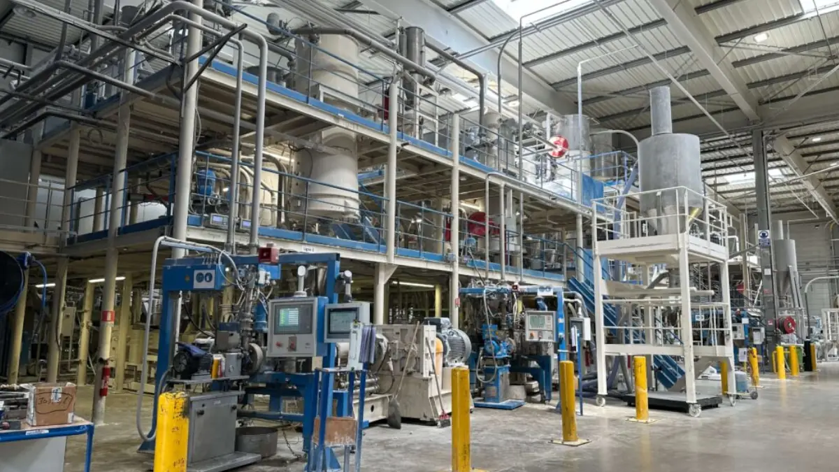 ISO 50001-certified plastics factory
