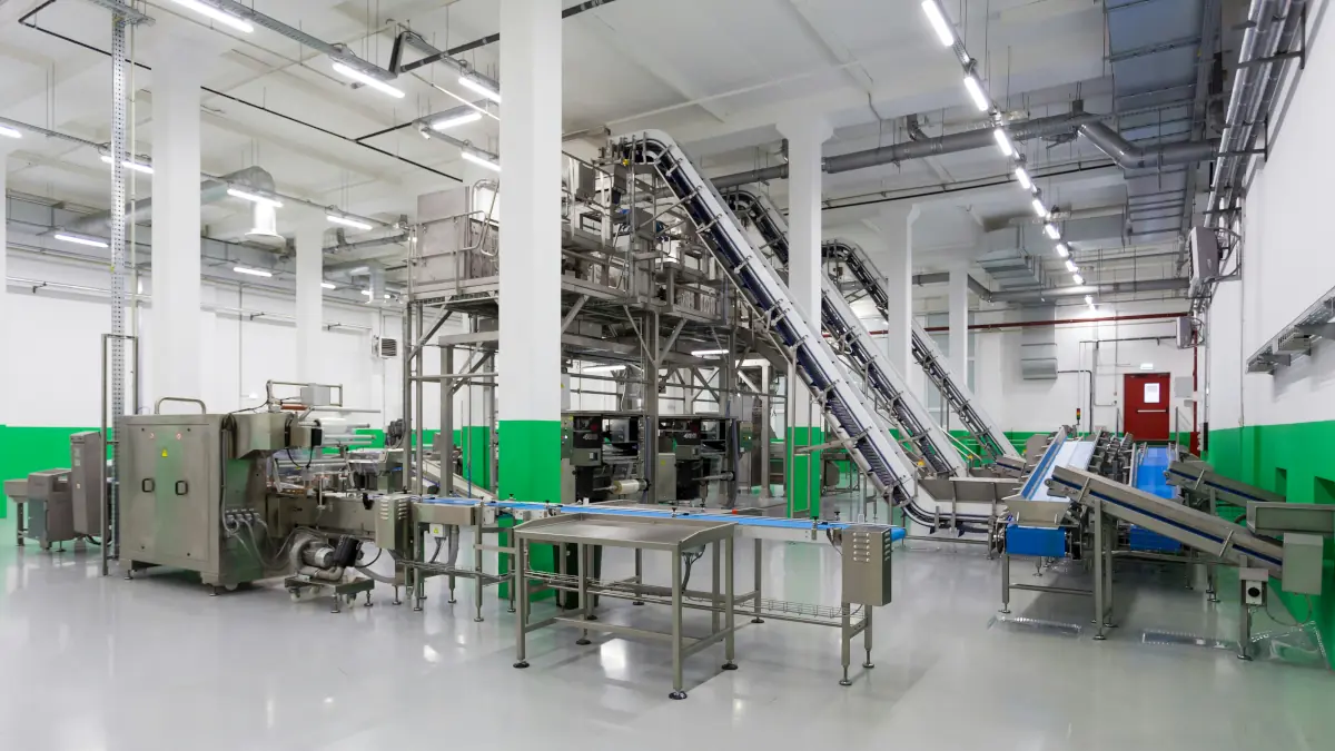 A factory saving energy